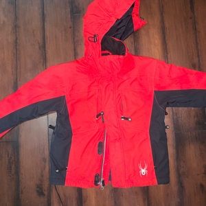 Kids spyder ski jacket